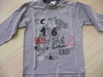 ABSORBA JUNGEN LA-SHIRT stein   Gr. 4A/104, 6A/116