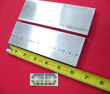 2 pieces 1/2"x 2" ALUMINUM FLAT BAR 6" long 6061 T6511 Solid Mill Stock