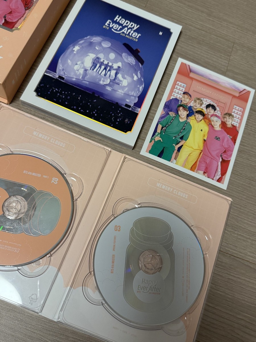 BTS 4th Muster Happy Ever After Official Blu-ray DVD Full Set