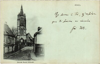 CPA Creil Eglise St-Médard (1185826)
