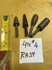 4 pc       ROTARY FILES  RASPS  1/4" SHANK NEW