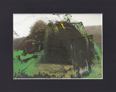 8X10'' Matted Print Contemporary Art Picture: Gerhard Richter, Group of Trees