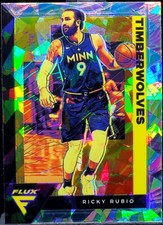 2020-21 Panini Flux Ricky Rubio Cracked Ice #106 Timberwolves C069