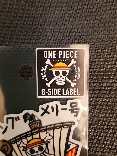 ONE PIECE x B-Side Etichetta Adesivo Going Merry Ship Impermeabile VENDITORE STATUNITENSE - Foto 2 di 2