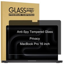 Privacy Tempered Glass Screen Protector Designed for MacBook Pro 16 inch M4 ...