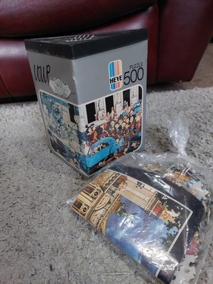 Heye Jean-Jacques Loup ''Cafe de la Paix'' 500 Teile Puzzle Vintage Selten