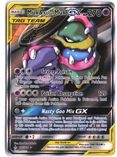 Muk & Alolan Muk GX 197/214 Rare Ultra Unbroken Bonds Pokemon