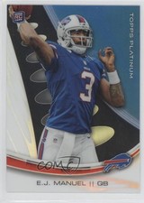2013 Topps Platinum Black Refractor EJ Manuel #104 2t9