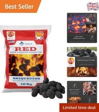 Oxbow Red Smokeless Coal Briquettes 10kg - Britain’s Eco-Friendly Heating Fuel