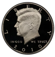 2010-S Kennedy Proof Half Dollar Coin ~ Clad X-465