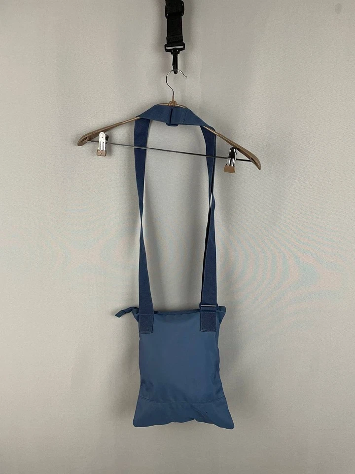 Bolsa tiracolo Napapijri masculina azul poliéster zíper alça de ombro - Imagem 2 de 4