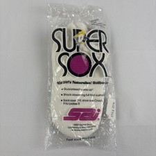 Vintage Sai Super Sox 104 Junior Crew Socks Youth Size 7-9 NEW In Package