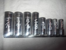 Vintage S-k Tools 38 Drive Deep Socket Set 8 Pieces Made In Usa