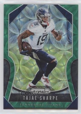 2019 Panini Prizm Green Scope Prizm /75 Tajae Sharpe #159 0t2