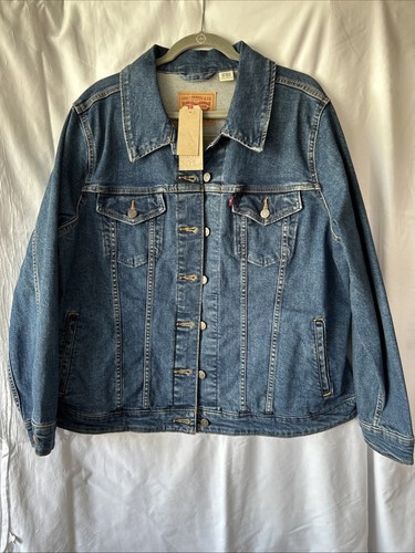 Woman’s levis trucker jacket 3 XL Denim NWT Plus Size Fashion Vintage Style