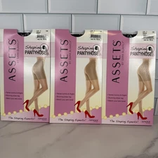 Assets By Sara Blakely Pantyhose 3 Pack Size 1 Black Shaping Sheers Spanx