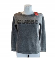 GUESS JEANS DAMEN-SWEATSHIRT OHNE KAPUZE, GR&Ouml;SSE XS ORIGINAL