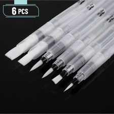 6 PCS Water Color Brushes for Adult Calligraphy Watercolor Pen Painting.