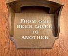 Vintage Stroh's Beer Stein Sign - From One Beer Lover To Another * Lights Up! — photo 6