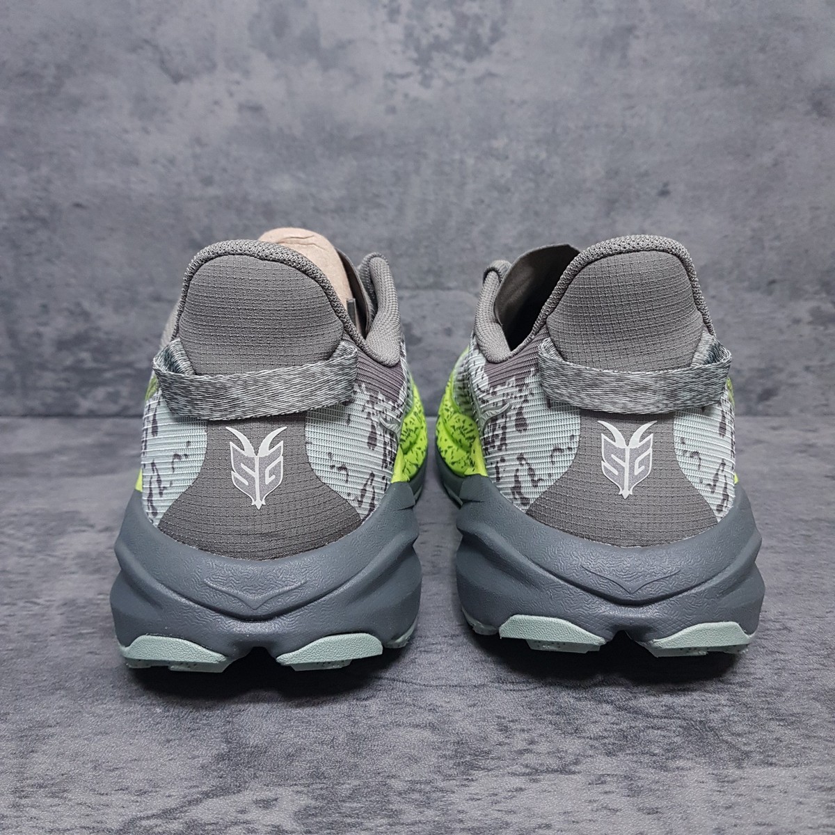 HOKA One One Speedgoat 6 GTX Running‎ Shoes Mens 12.5 D Slate Aloe Vera Green Men main image 4