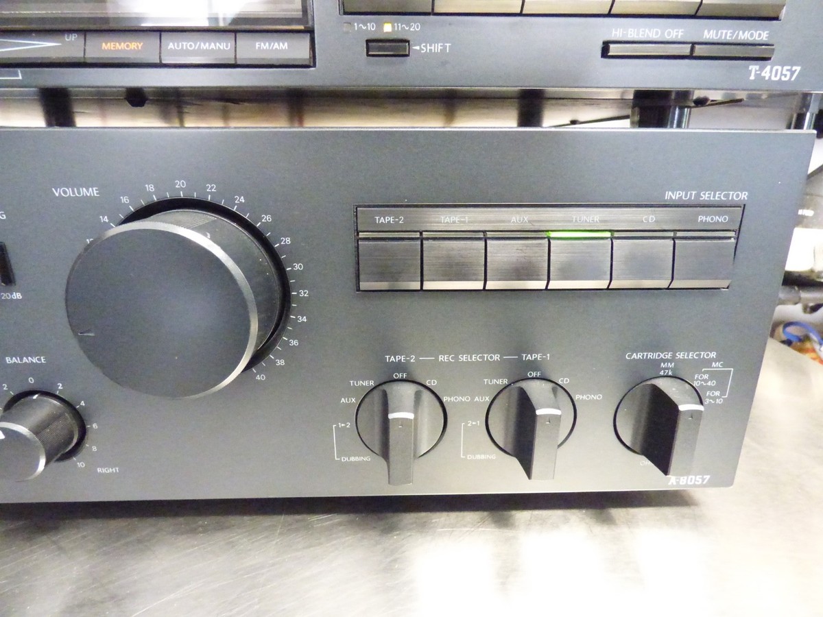 Onkyo Integra T4057 tuner and ONKYO Integra A8057 amp bundle