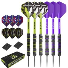 Professional Steel Tip Darts Set for Beginners  Darts Enthusiasts Dartboard