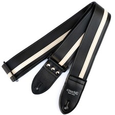 Couch RACER X GUITAR STRAP Made in USA Guitar Straps Black & White
