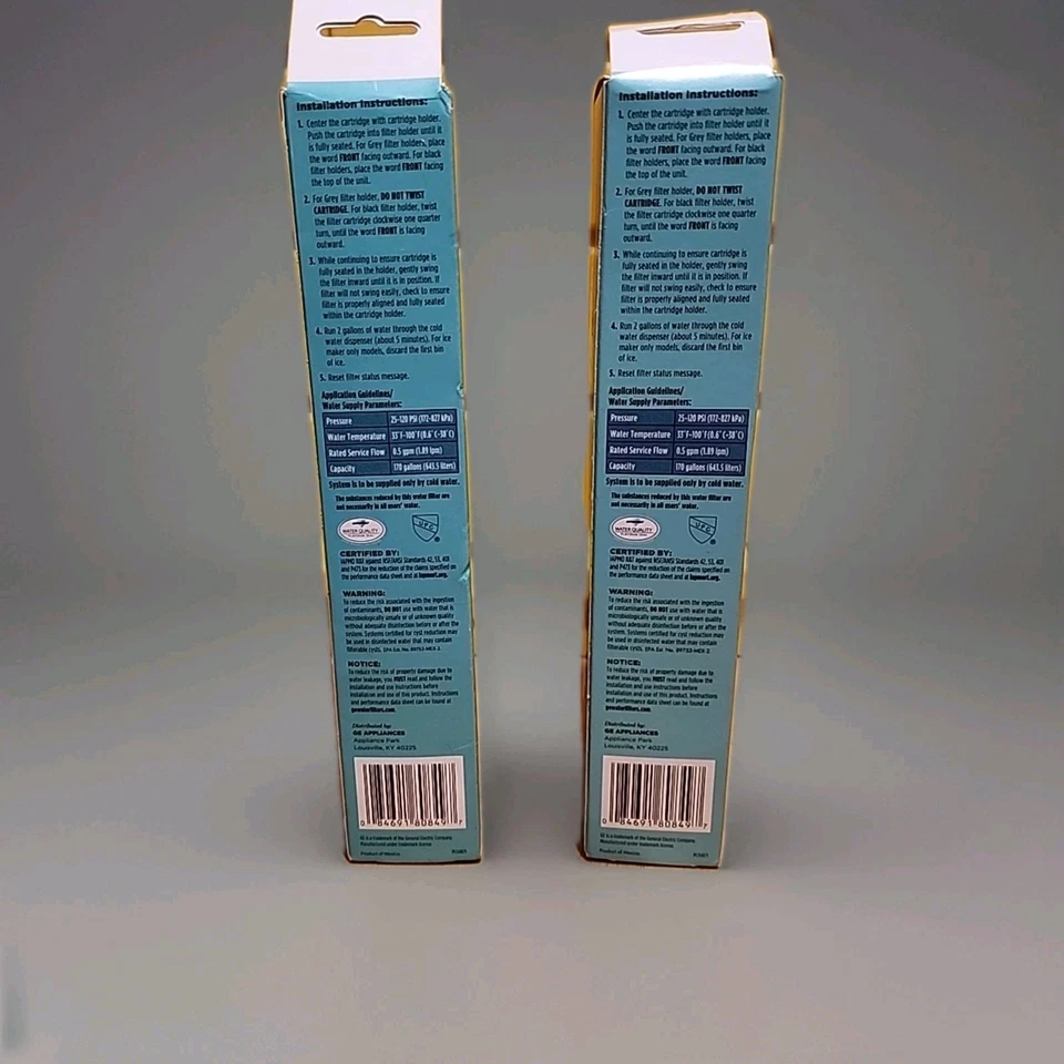 GE RPWFE Refrigerator Water Filters – Genuine OEM with Chip Lot Of 2 - Image 3 of 4