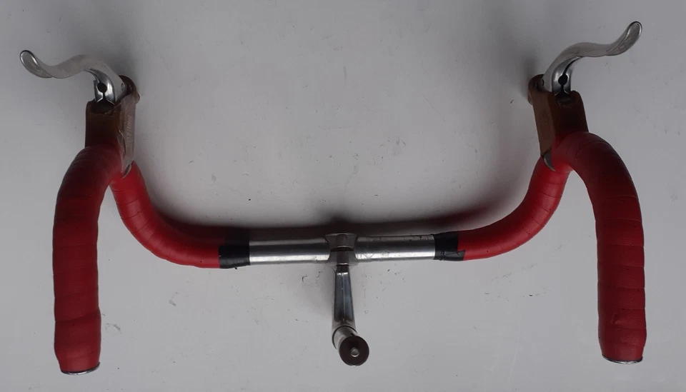 Manubrio 3tt bici corsa, pronto per essere montato, in alluminio larghezza cm 40 - Immagine 3 di 4