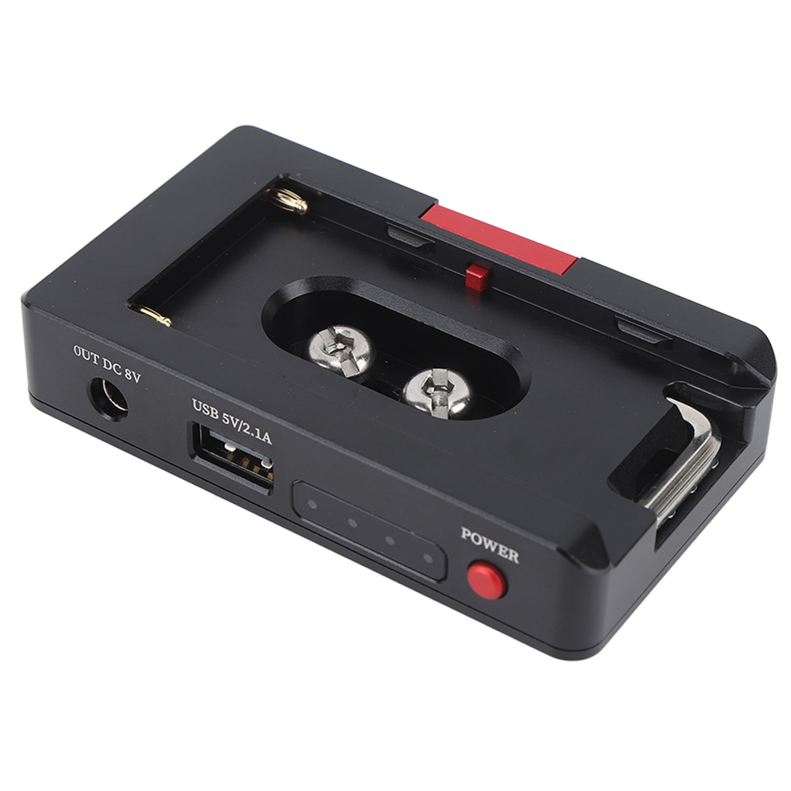 F Battery Adapter Plate NPF Battery Plate For DSLR Mirrorless Cameras 1/4in.