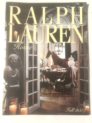 Rare POLO RALPH LAUREN HOME Fall 2007 Catalog Look Book St. Germain Vintage