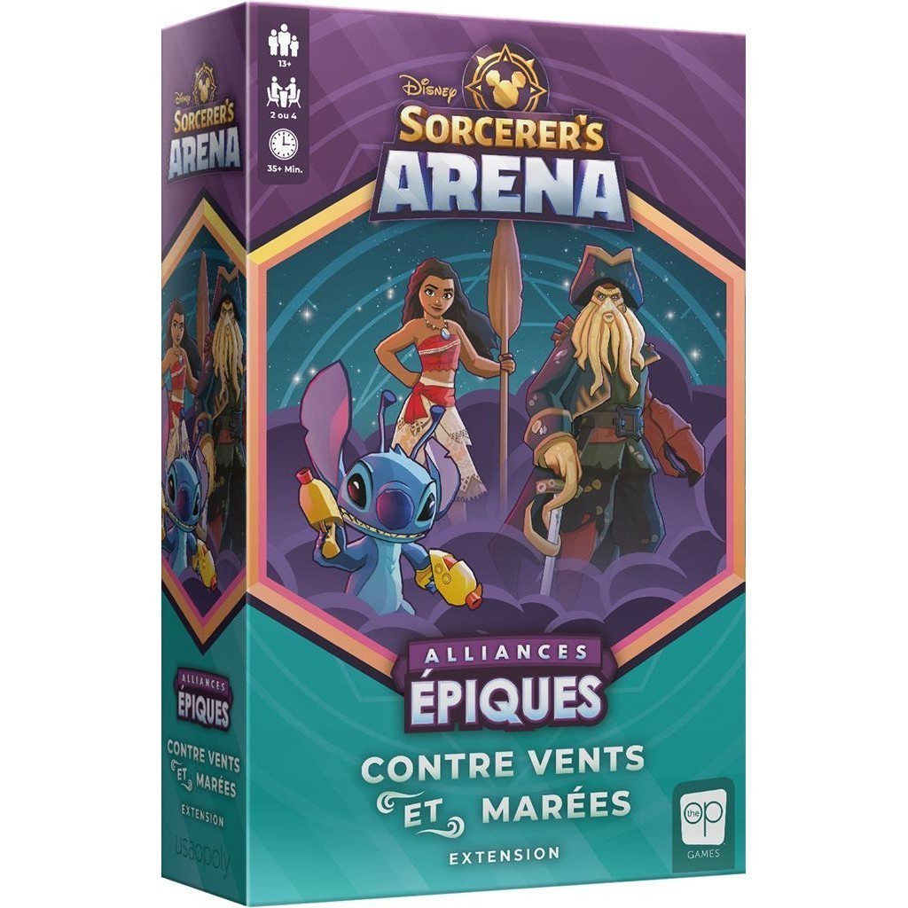 Jeux de société Disney Sorcerer's Arena jeu de stratégie et extension de cartes à collectionner