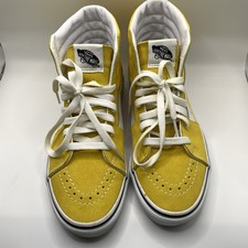 Vans Sk8-Hi Yellow White Skate  High Top Snea...
