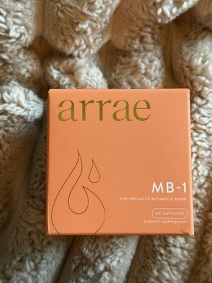Arrae MB-1 Metabolic Burn 40 Capsules Dietary Supplement Exp 04/27