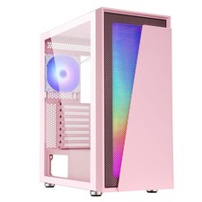 Prebuilt Gaming PC 2TB SSD Storage NVME 16GB RAM RGB PINK TOWER AMD RYZEN CPU
