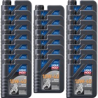 20X Liqui Moly Motorbike 4T 10W-40 Basic Offroad Motorrad MotoröL 1L