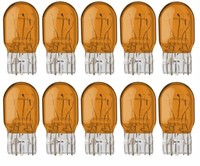 Philips Flosser 7444NA 7444A W21/5W Amber 10X DRL Standlicht Lampe