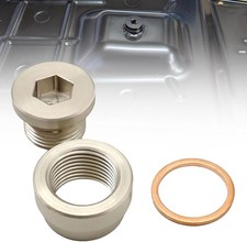 Thread 18mm x 1.50, Steel Plug with Inner Hex Head Universal with Bung Washer