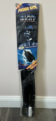 Vintage 1996 Star Wars Darth Vaders Tie Fighter Super Flyer Kite NEW Rare Toy