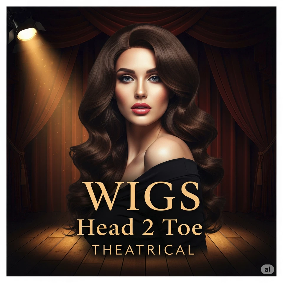 Peluca Fever Sienna 26 pulgadas rubia raíz oscura mujer flequillo diario baile escenario actriz Foto 2 de 4