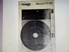 Thorens Td-125 Service  Manual Digital
