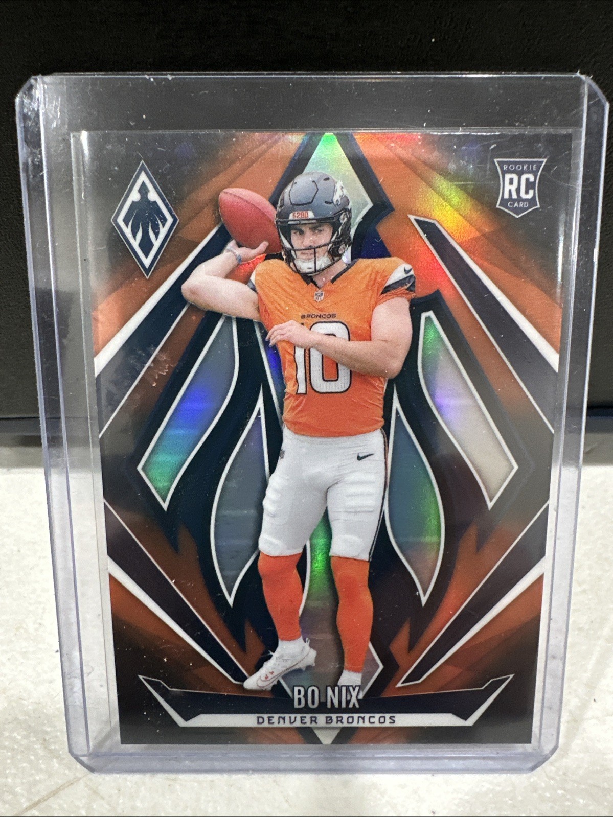 2024 Panini Phoenix - Rookies Bo Nix #159 Orange (RC)