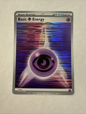 Basic Psychic Energy SVE 021 (Cross Holo) Pokemon Tcg