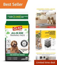 Charcoal Activated 5-Layer Puppy Pads - Efficient Odor Neutralization, 30 Pads