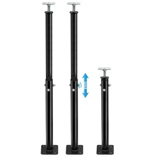 2 Pack Adjustable Jack Post Steel Floor Jack Floor Support Jack Pole Jack for...