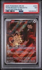 2025 Pokemon DRI En Team Rocket’s Meowth 203/182 PSA 7