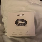 HALO Ring Activity Tracker Health Tracking Waterproof Black w/ Charging Dock