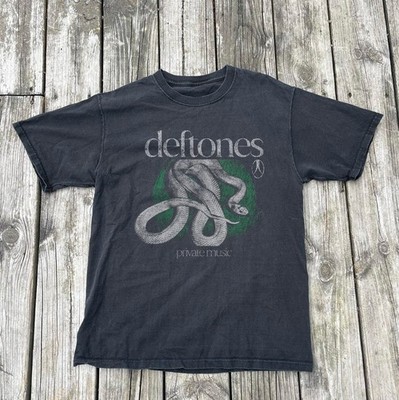 Deftones Private Music Snake T-shirt, Unisex Black Cotton T-shirt, Size S-5XL