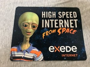 Exede Internet High Speed Internet From Space Alien Mouse Pad
