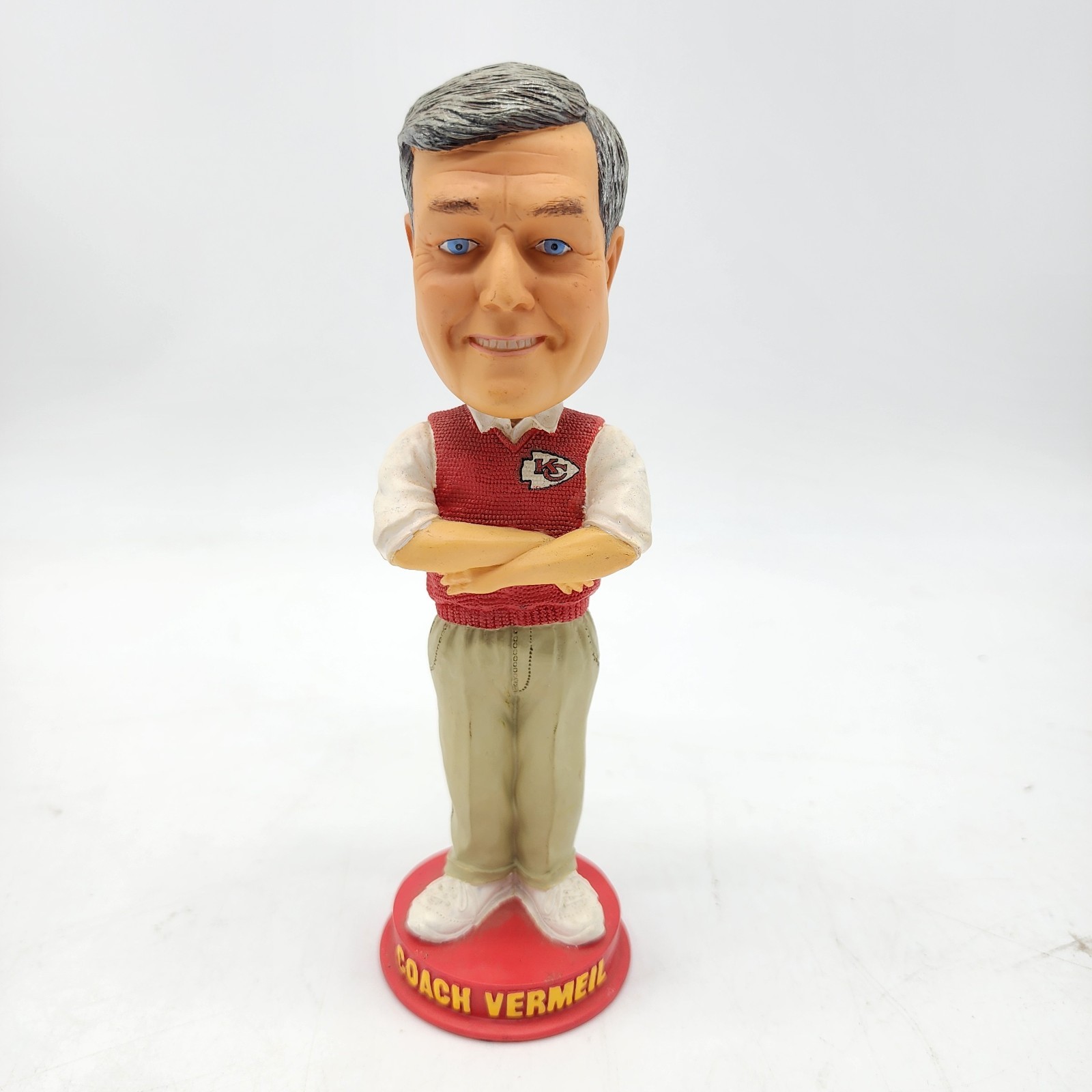 Coach Dick Vermeil Bobblehead Kansas City Chiefs NFL Legends Of The Field Rare